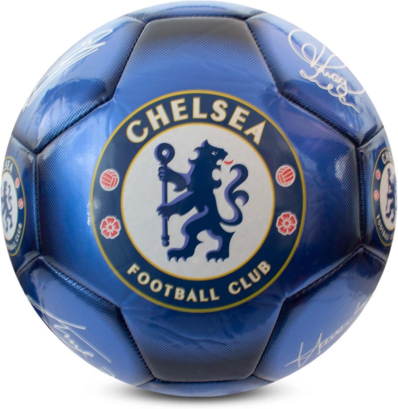 Hypro Officially Licensed Classic Signature Football, Metallic, Size 5, Training, Match, Merchandise, Collectible for Kids and Adults - Image 1